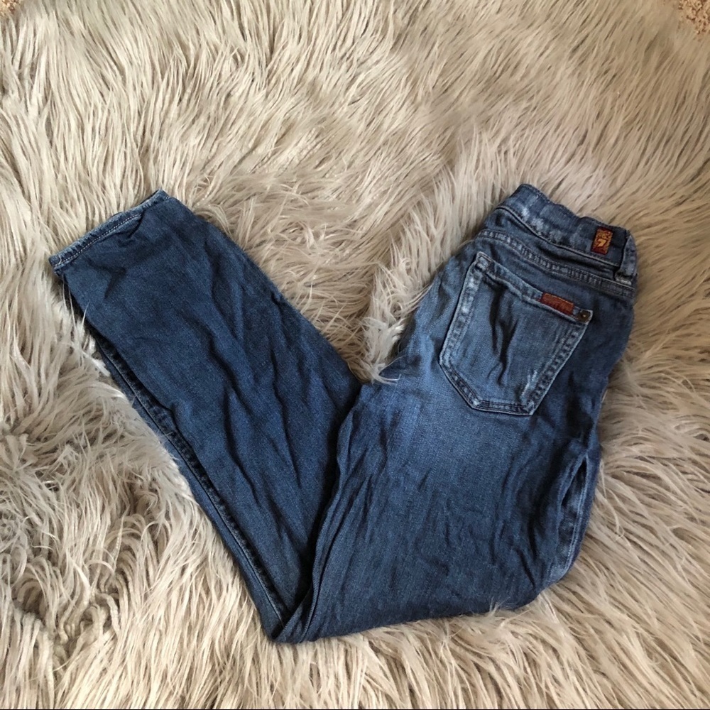 7 for all mankind girls skinny jeans